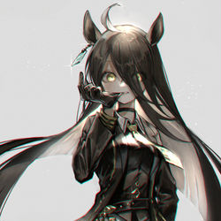 This is a pixiv picture whose title is マンハッタンカフェ.
