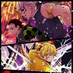 This is a pixiv picture whose title is 遊郭編‼︎.