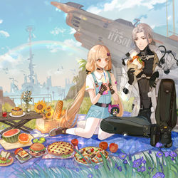 This is a pixiv picture whose title is 恭喜幻塔公测！.