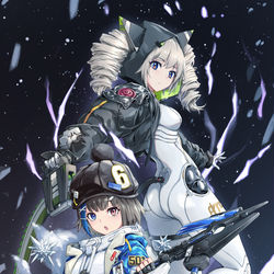 This is a pixiv picture whose title is 幻塔公测贺图.