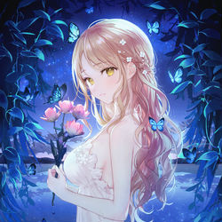 This is a pixiv picture whose title is 暁の招待.
