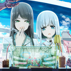 This is a pixiv picture whose title is 目的地.