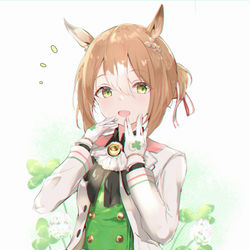 This is a pixiv picture whose title is 🍀.
