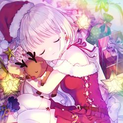 This is a pixiv picture whose title is お寝坊サンタさん.