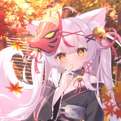 This is a pixiv picture whose title is もふ.