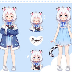 This is a pixiv picture whose title is ミョヤちゃん.