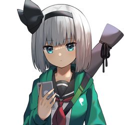 This is a pixiv picture whose title is JK妖夢ちゃん.