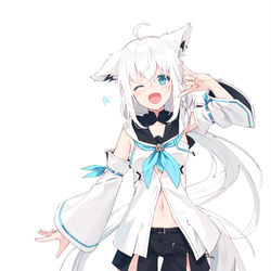 This is a pixiv picture whose title is 白上フブキ.