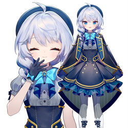This is a pixiv picture whose title is 💙.