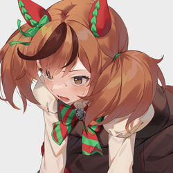This is a pixiv picture whose title is 頑張るネイチャ.