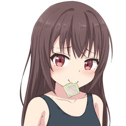 This is a pixiv picture whose title is メスガキちゃんの挑発行為その４.