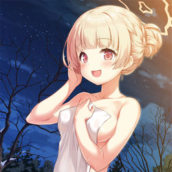 This is a pixiv picture whose title is ノドカ（混浴）.