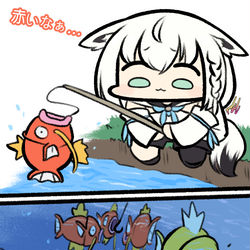 This is a pixiv picture whose title is 白上フブキ.