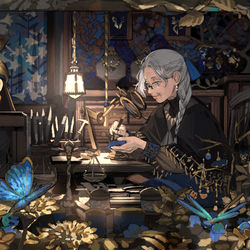 This is a pixiv picture whose title is 花.
