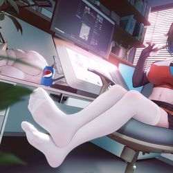 This is a pixiv picture whose title is OC.