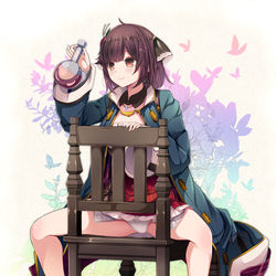 This is a pixiv picture whose title is 錬金術に夢中.