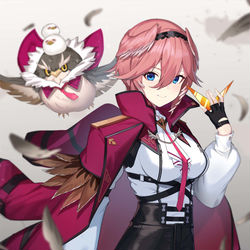 This is a pixiv picture whose title is 鷹嶺ルイ.