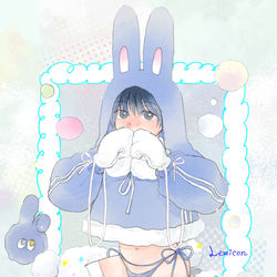 This is a pixiv picture whose title is ふゆうさ🐇❄.