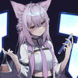 This is a pixiv picture whose title is 博衣こより.