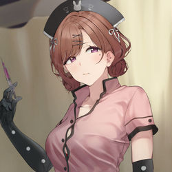 This is a pixiv picture whose title is ナース樋口円香.