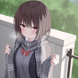 This is a pixiv picture whose title is 幼馴染ちゃん.