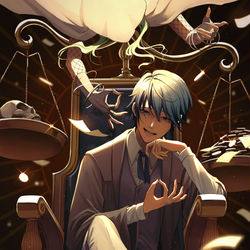 This is a pixiv picture whose title is 救いがほしけりゃ金を出せ！.