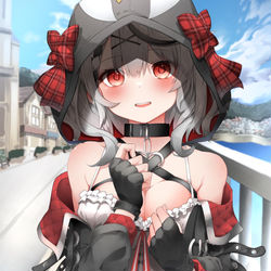 This is a pixiv picture whose title is 街で人気の掃除屋(？)さん‪🎣‬.