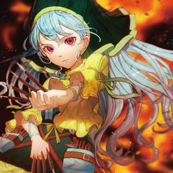 This is a pixiv picture whose title is 埴安神袿姫.