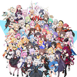 This is a pixiv picture whose title is Hololive Project Eternity -X-.