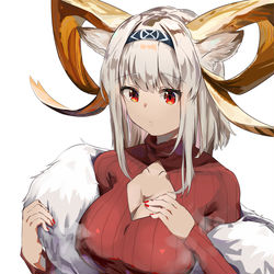 This is a pixiv picture whose title is 蒸羊奶(？).