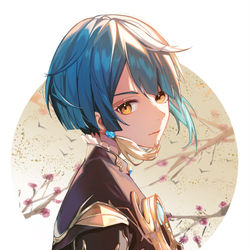 This is a pixiv picture whose title is 行秋.