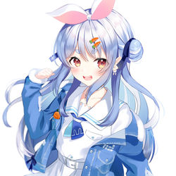 This is a pixiv picture whose title is 新衣装ぺこーら.