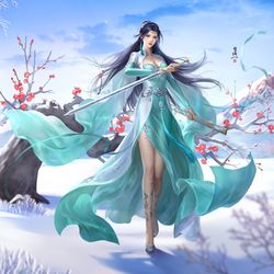 This is a pixiv picture whose title is 云韵.