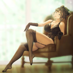This is a pixiv picture whose title is 午後~.