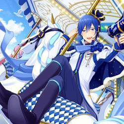 This is a pixiv picture whose title is KAITO 15th Anniversary / パブミラー.