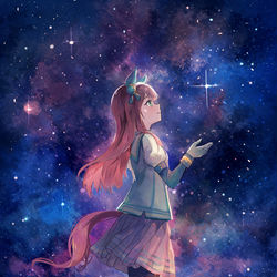 This is a pixiv picture whose title is silent star.