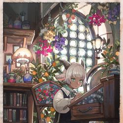 This is a pixiv picture whose title is 部屋.