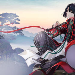 This is a pixiv picture whose title is 【FGO】太公望.