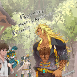 This is a pixiv picture whose title is 個人誌寄稿絵.