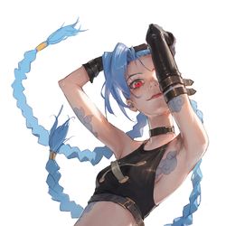 This is a pixiv picture whose title is jinx.