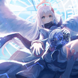 This is a pixiv picture whose title is Paimon.