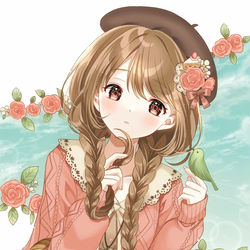 This is a pixiv picture whose title is お散歩日和🦜.