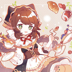 This is a pixiv picture whose title is 魔法が使えるお手伝いさん.