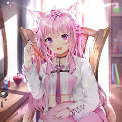 This is a pixiv picture whose title is 博衣こより.