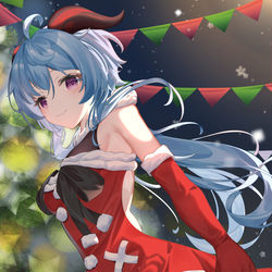 This is a pixiv picture whose title is Spend christmas together.