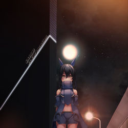 This is a pixiv picture whose title is 悪魔と呼ばれたウマ娘.