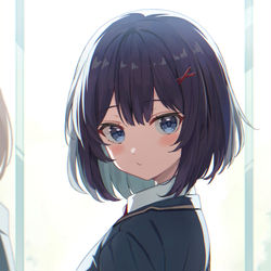 This is a pixiv picture whose title is おかっぱの少女.
