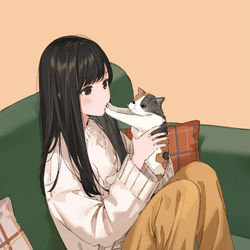 This is a pixiv picture whose title is キスやだ.