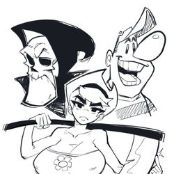 This is a pixiv picture whose title is Grim adventures.