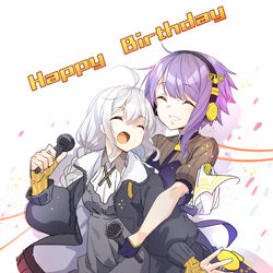 This is a pixiv picture whose title is ゆかりあかりお誕生日！.